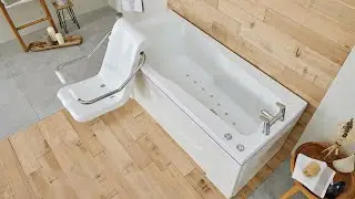 Specialist Talano bath with powered transfer seat | G360 Bathrooms