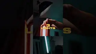 Home studio light setup with 3 lights