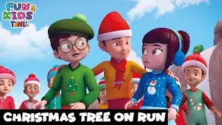 Christmas Tree On Run | Rudra Cartoon Ep 142 | Action Cartoon Story In Tamil | Fun 4 kids Tamil