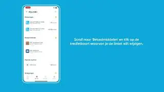 De limiet van je kredietkaart aanpassen in KBC Mobile