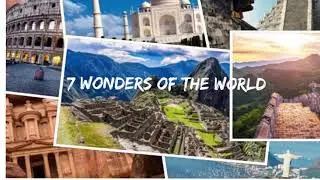 Seven wonders of the world || 3 year old boy telling seven wonders names||