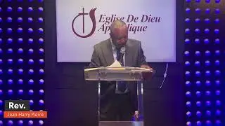 L'importance de la perseverance.  ||  Rev. Jean Harry Pierre. ||