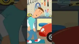 Kote Kitty's Car Repairing in a Magic Garage  #cartoon #kotekitty