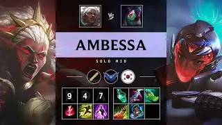 Ambessa Mid vs Akali - KR Diamond Patch 25.20