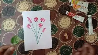 Creative Printmaking with Buds and Leaves | Easy Nature Print Art for Kids & Beginners | printmaking