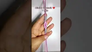 pulsera nudo marinero #bisuteria #hechoamano #tutorial #pulserademacrame