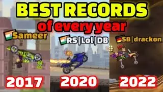 🏆ЛУЧШИЕ РЕКОРДЫ КАЖДОГО ГОДА С 2017 ПО 2026🔥 | Hill Climb Racing 2