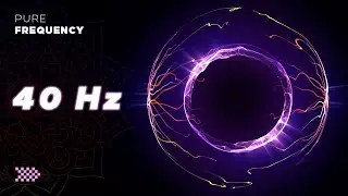 40 Hz Pure Frequency Brainwave Stimulation - Binaural beats therapy -