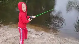 Brothers Go Fishing at Lake Erie | Nikita Catches the First Fish! 🎣🌊