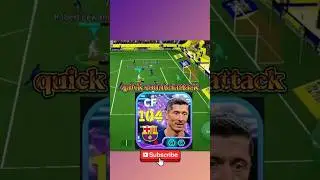 Quick Counter attack efootball 🔥💀 #efootball #efootball2025 #pes #shotrs