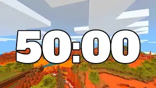 50 MINUTE TIMER. MINECRAFT TIMER.