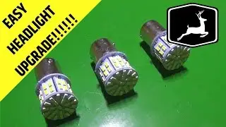 John Deere 318 LED Headlight Upgrade