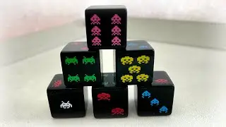 Retro Arcade Games as Dice!? | Space Invaders Dice