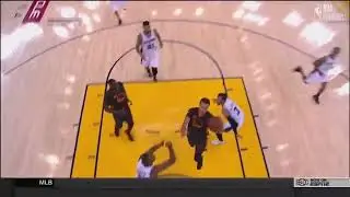 Steph Curry behind the back layup with left hand