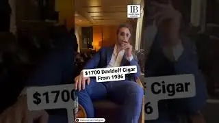 $1700 Davidoff Cigar Rolled In 1986 | IB Capital Group&trade; | #shorts