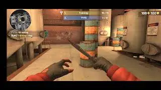 I 1v1 my friend in Critical ops gun game!