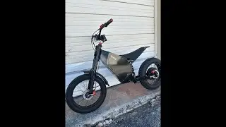 Taking a ride on my 70 mph Ebike