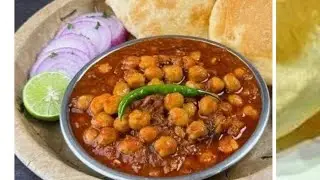 Panjabi chole bhature  dilhi street food recipe