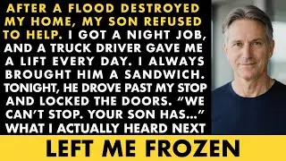 After A Flood Destroyed My Home, My Son Refused To Help. I Got A Night Job, And A Truck Driver Gave…