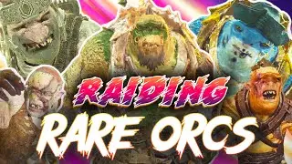 STEALING UNIQUE RARE ORCS in Online Fort Raids 🛍️  Funny Weird Orcs in Middle Earth Shadow of War 🔥