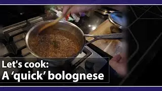 Let's cook: a fast-ish Bolognese-style sauce