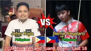 Jefrey Roda VS Bernie Regalario | 2nd Zen and Yuan8 Open 2024 - Last 16
