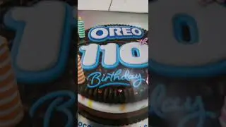 Шоколадный торт-конфетти на день рождения Oreo 110