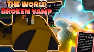 [YBA] The World with NEW Vamp has INSANE CHEESE COMBOS...