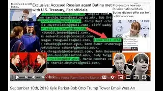 November 2nd, 2019. Don&rsquo;t Forget Trump Conspirators Bob Otto and Kyle Parker In The Fiona Hill Gang