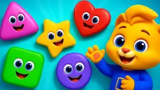 Shapes song for kids | learning colors for toddlers | learn shapes video | english rhymes for babies