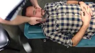 Uncovertebral cervical adjustment - Chiropractic Adjustment