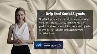 What is Drip feed social signals service? Buy Drip feed social signals !