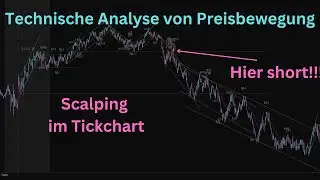 Tradingtutorial: Technische Analyse von Preisbewegung im Tickchart- Sclaping Setpus