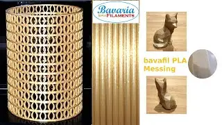 Filamenttest Bavafil PLA Messing