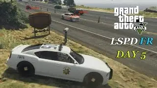 LSPDFR 0.1e - DAY 5 - San Andreas Highway Patrol w/Speed Radar