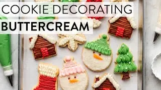 Украшение печенья сливочным кремом | Выпечка Салли