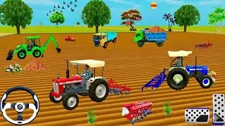 HMT 🚜//SWARAJ🚜//JCB DUMPERFARMING 3D GAMINGVIDEO #trending #viralvideo