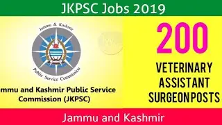 JKPSC Jobs 2019: Apply Online for 200 Veterinary Assistant Surgeon Posts