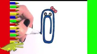 KAWAII 💠 COME DISEGNARE della graffetta per fogli FACILE