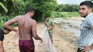 How Butifully three Bangladeshi brothers fish in a Malaysian canal.আমরা মালেশিয়া প্রবাসী। 