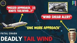 Desperate Second Landing Attempt Leads to Catastrophic Crash. #atc #aviation