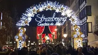 Strasbourg France Christmas Lights and Market Night Walking Tour