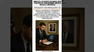 Biden&rsquo;s Autopen Sparks New Political Firestorm: Who&rsquo;s Really Signing? #biden #autopen #trendingnews