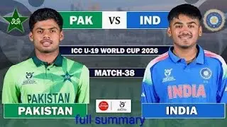 IND u-19 vs PAK u-19 | full summary | by mith mini vlog Full detailed information for next 15 feb 