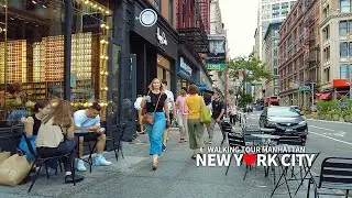 [4K] NEW YORK CITY - Manhattan Summer Walk, Union Square, Flatiron Public Plaza & Broadway, Travel