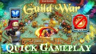 9Revive Ronin Insane Quick Guild War ACTION - Castle Clash