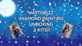 WATTOBIZZ First Diamond Paintings Part 2 #wattobizz #diamondpainting #unboxing 