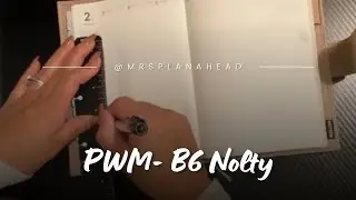 PLAN WITH ME- in my B6 Nolty