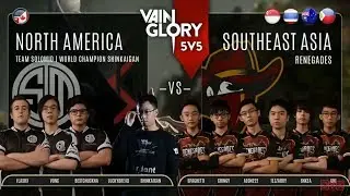 Vainglory 5v5 - North America(NA) vs Southeast Asia(SEA) || VG Worlds 2017 - 5V5 Global Unveiling