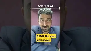 What is the salary of AI engineer? #ai Check first comment 😁